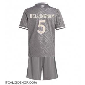 Real Madrid Jude Bellingham #5 Terza Maglia Bambino 2024-25 Manica Corta (+ Pantaloni corti)